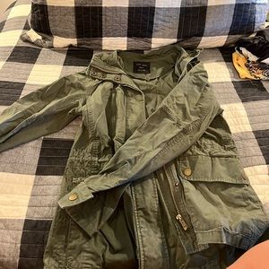 Army green jacket